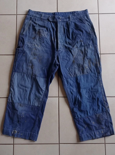 ANCIEN PANTALON DE Travail Adolphe Lafont Lyon Paysans Ouvriers