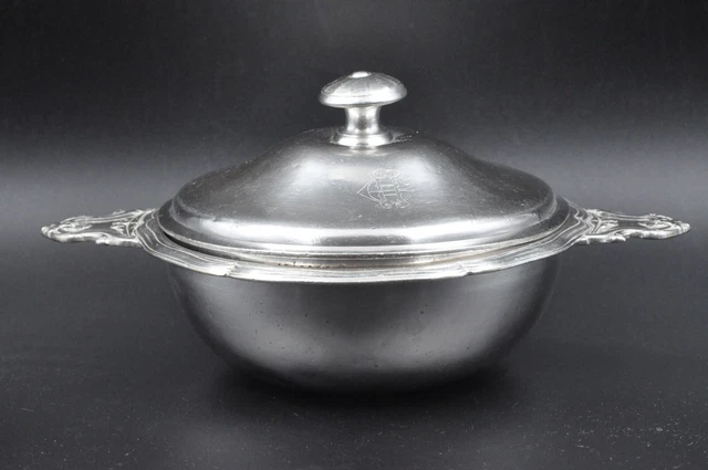 ARGENTERIE ANCIEN DESSOUS De Plat Métal Argenté Poinconné Christofle Art Deco EUR 70,00