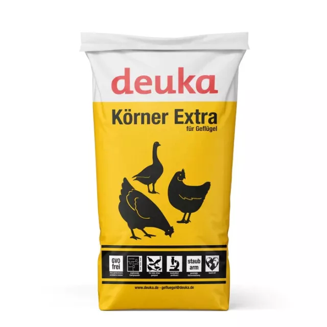 (0,95€/kg) Körnermischfutter 25 kg Deuka Hühner Körner Extra Legehennen Körnerfu