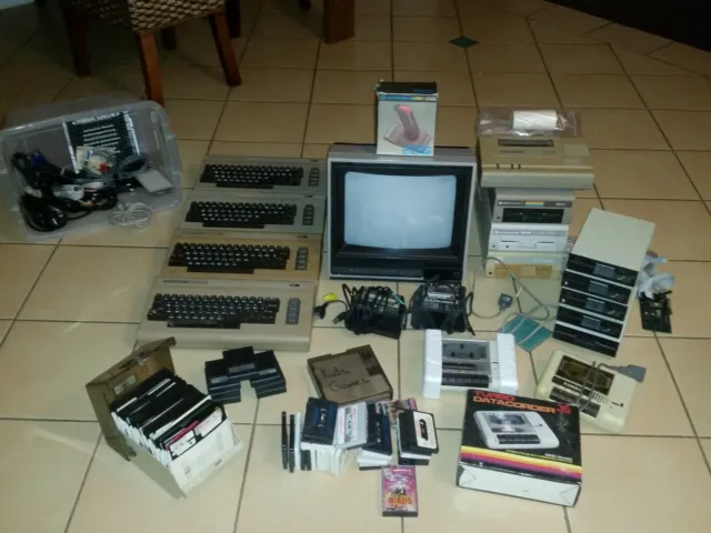 Commodore 64 gear,bulk lot untested, selling as is.