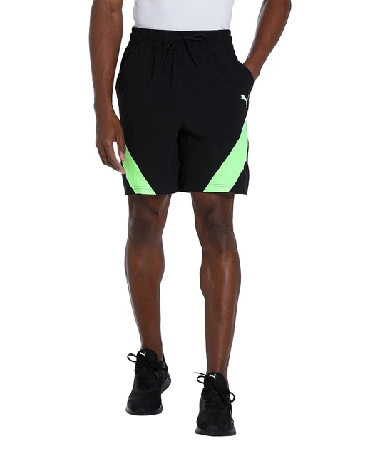 Men`S Sports Shorts Puma Fit  Black (Size: L) Clothing NEW