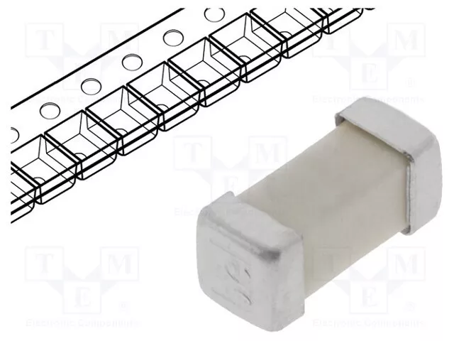 Sécurité : Schmelz 125VAC Fusible 125VDC 3,5A SMD Céramique 158000.3, 5 SMD 2410