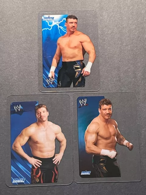 Eddie Guerrero 2004 2005 Italian Edibas Lamincards WWE Acetate Lot (3)