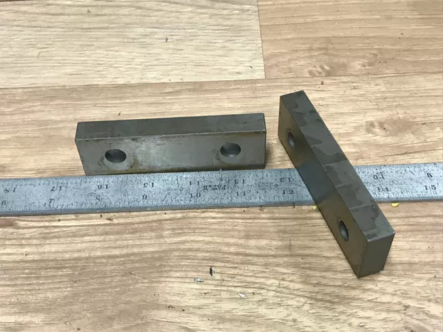Pair Of Usa Made 4 " Steel Vise Jaws  Kurt / Other