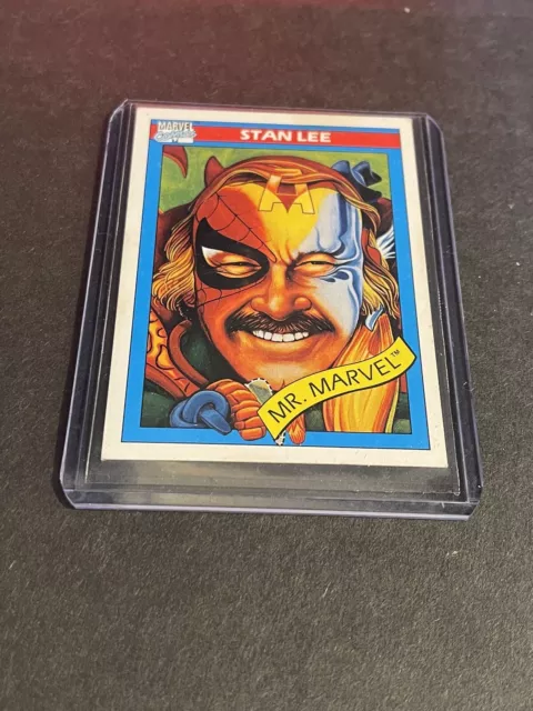 1990 Impel Marvel Universe Series 1 #161 Stan Lee "Mr. Marvel" Rookie Lp+,Nm-