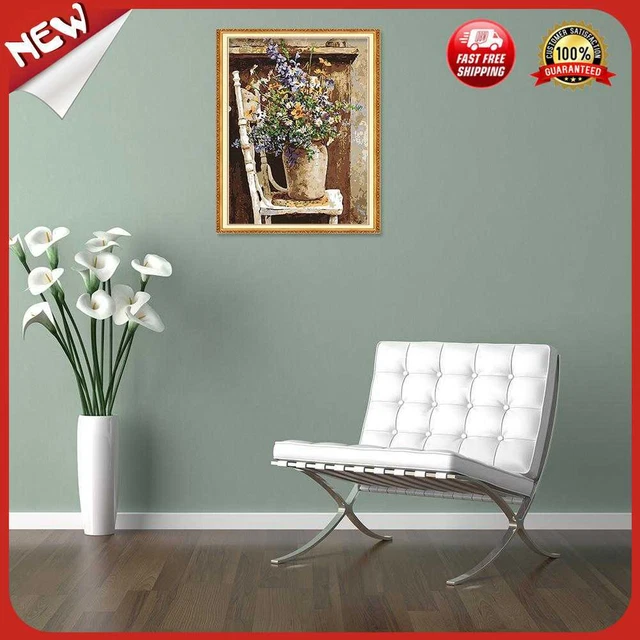 uk 5D DIY Full Drill Diamond Painting Flower Cross Stitch Embroidery Mosaic