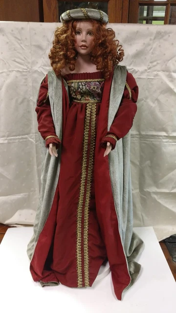 Pat Dezinski & Rustie Designs 34" Porcelain Renaissance Doll