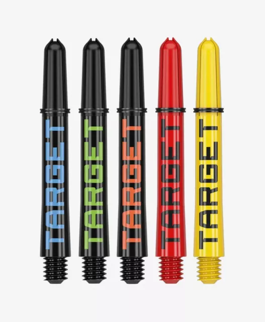 Target Pro Grip TAG Dart Shafts Stems with,  All Colours, All Lengths