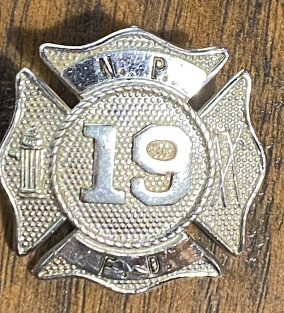 VINTAGE NORTH PROVIDENCE NJ Obsolete Firemans BADGE / New Jersey Fire
