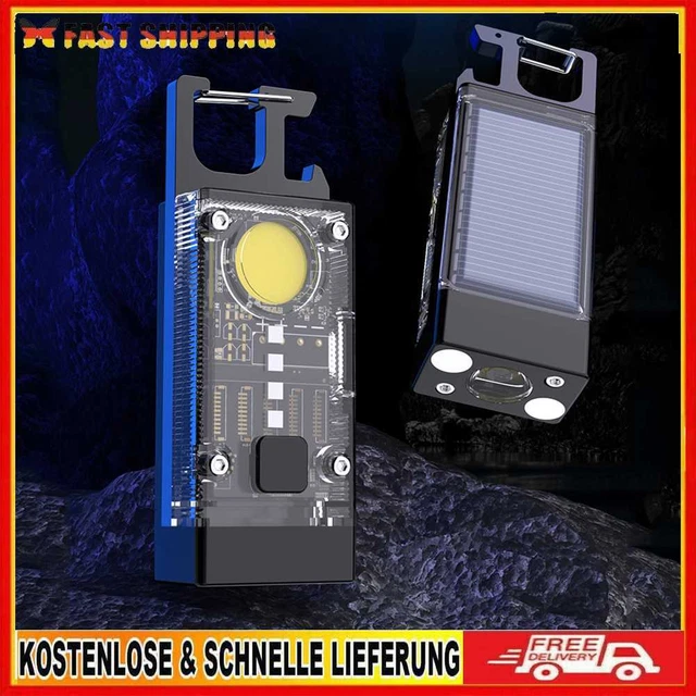LED COB Work Light 500LM Solar Type-C USB Rechargeable Camping Light 500mAh
