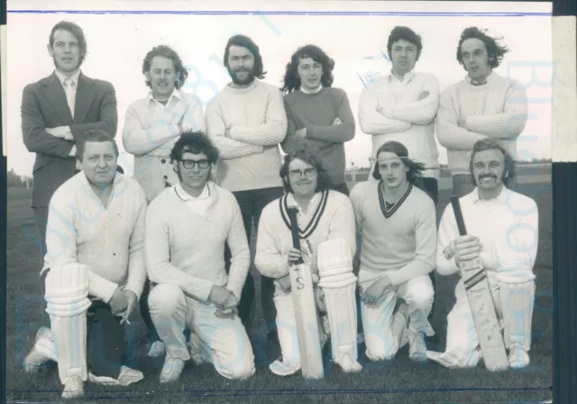 1973 Fleetwood Hesketh team Fylde Am Cricket League Origina Press photo 7.5*5.5"