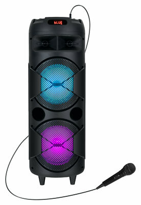 Beatfoxx Enceinte Bluetooth Sans Fil Haut-Parleur Puissante 60W Portable Karaoke USB SD 
