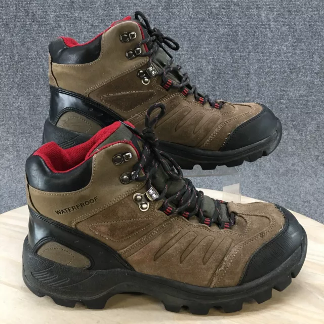 Ozark Trail Boots Mens 12 Insulated Hiking MNOT4390502 Brown Leather Lace  Up