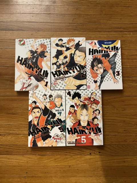 Haikyuu!! Vol. 1- 5 Haruichi Furudate English Manga