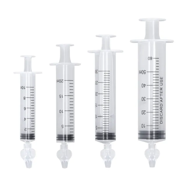 5pcs Syringe Nasal Irrigator Tip Portable Lightweight Baby Nose Rinsing Tool EC