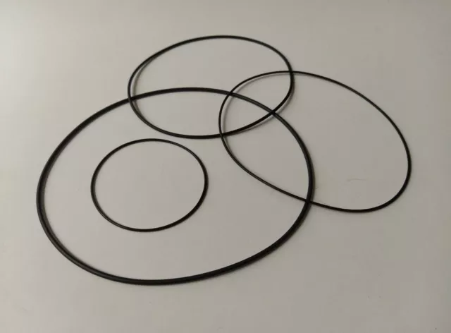 Riemensatz für TELEFUNKEN M-241 M-242 Tonbandgerät Tape Recorder Rubber Belt-Kit