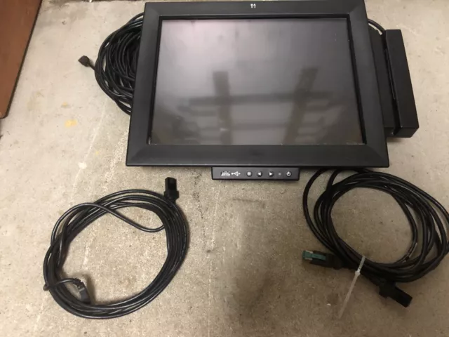 Wincor Nixdorf BA83 Touchmonitor, cTouch,  schwarz POS Kasse + Kabel