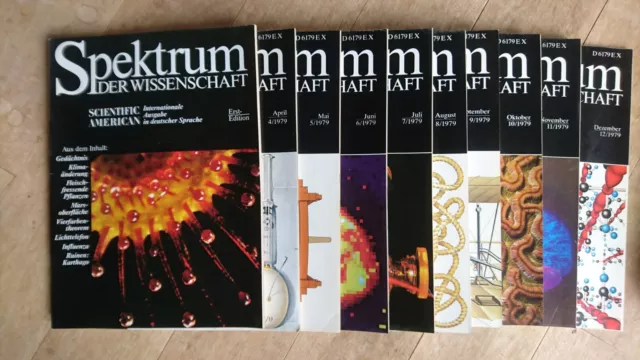 spektrum der wissenschaft, Erstausgabe + Jahrgang 1979