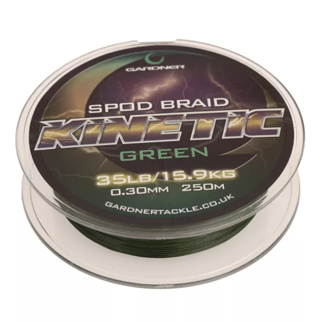 Gardner Tackle Kinetic Spod Braid - Carp Barbel Tench Bream Coarse Fishing Line