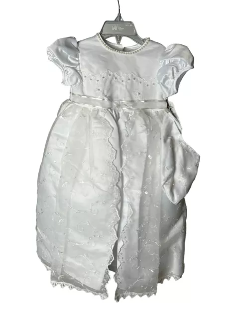 Baptism Christening Gown by Lauren Madison- Size 9-12 Months NWT