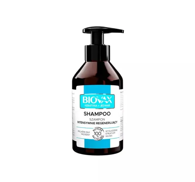 Biovax Keratin + Seide Intensiv Regenerierendes Shampoo 200Ml