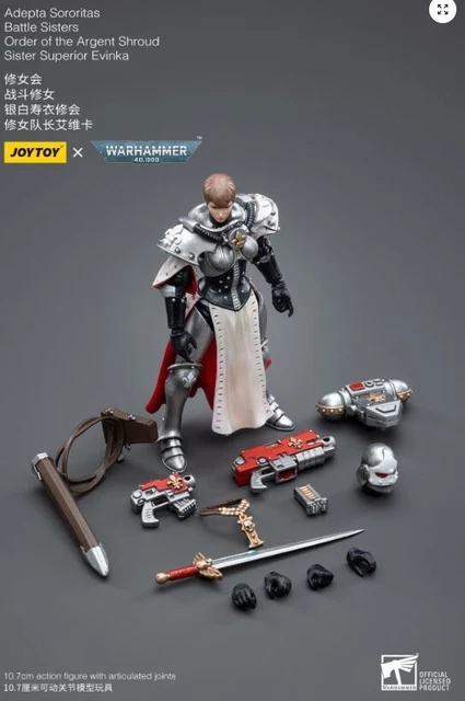JoyToy Warhammer 40K Adepta Sororitas Battle Sisters Sister Superior Evinka