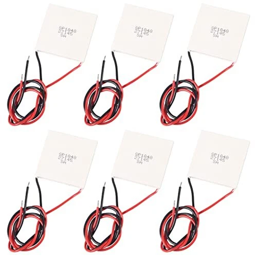 6PCS SP1848-27145 Peltier TEG Module Heatsink Semiconductor Thermoelectric Ge...