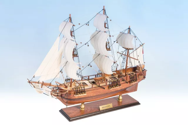 SEACRAFT GALLERY HMS Bounty Model Ship Boat Completed Handmade Gift 50cm