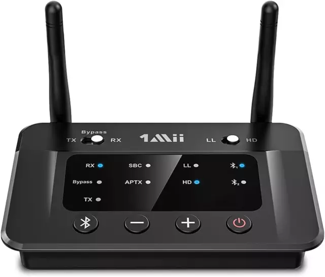 1Mii Trasmettitore Bluetooth 5.3 per TV, Ricevitore Adattatore Audio Hifi Aptx B