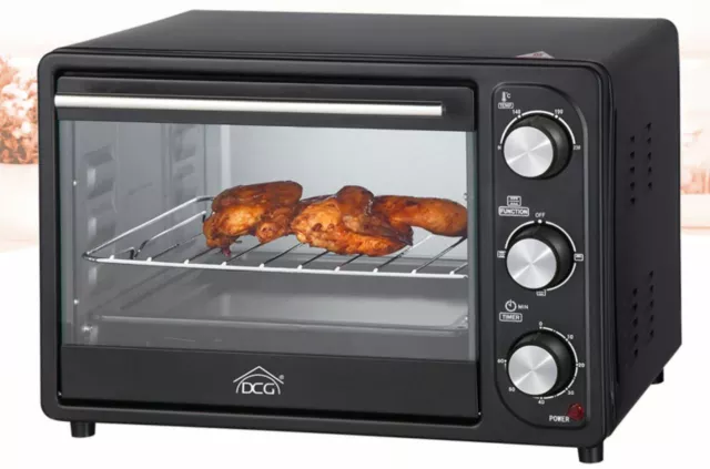 Forno Multiforno Elettrico 20 Litri Con Teglia E Griglia Dcg Mb9820N Fornetto