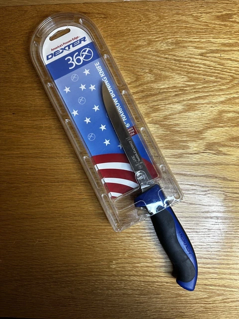 Dexter-Russel 360 Series 6" Narrow Boning Knife, Blue Handle