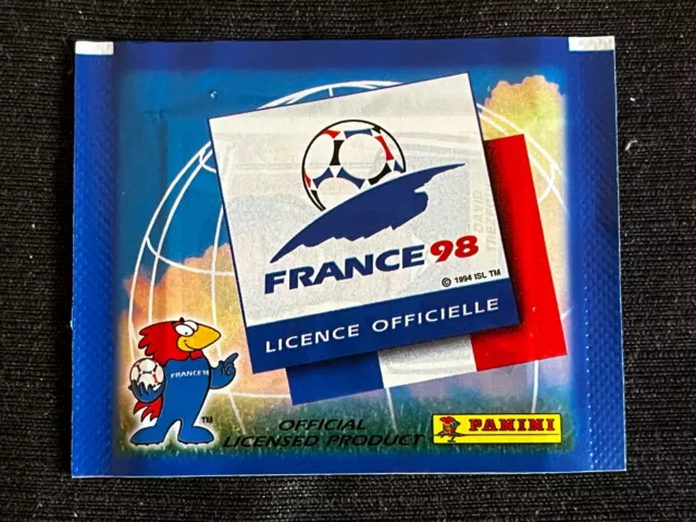 Panini Pochette Packet Tuten Bustina World Cup Wc France 98 1998 Sealed Rare