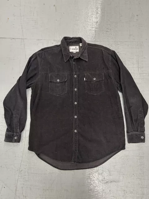 Levi’s Vintage Silvertab Corduroy Black Longsleeve Button Up