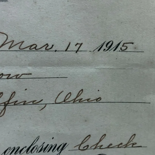 Vintage 1915 Joseph Weinreich Fine Cigars Receipt Letter Head 3