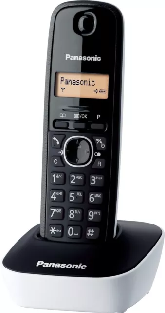 Panasonic KX-TG1611 - Teléfono DECT, Terminal inalámbrico, 50 entradas,
