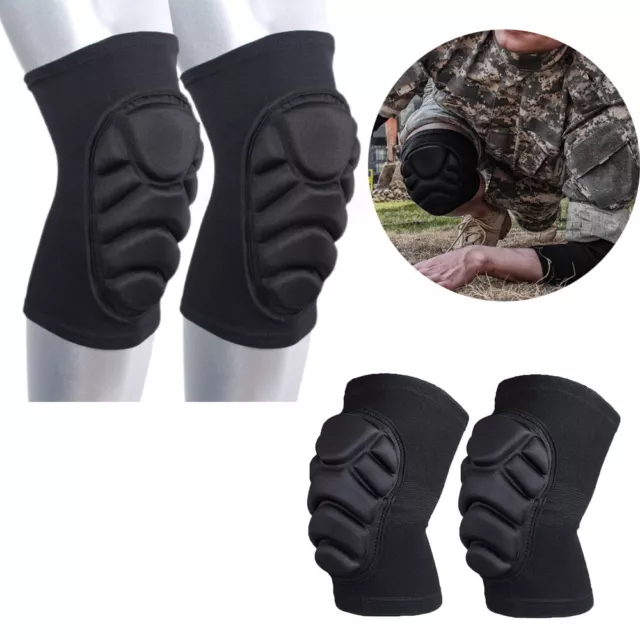 1 Pair Protective Knee Pads Thick Sponge Anti-slip Collision Avoidance Knee Pads