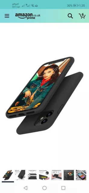 Gorain Case for iPhone 11, Liquid Silicone Shockproof Gel Rubber Cover Drop...
