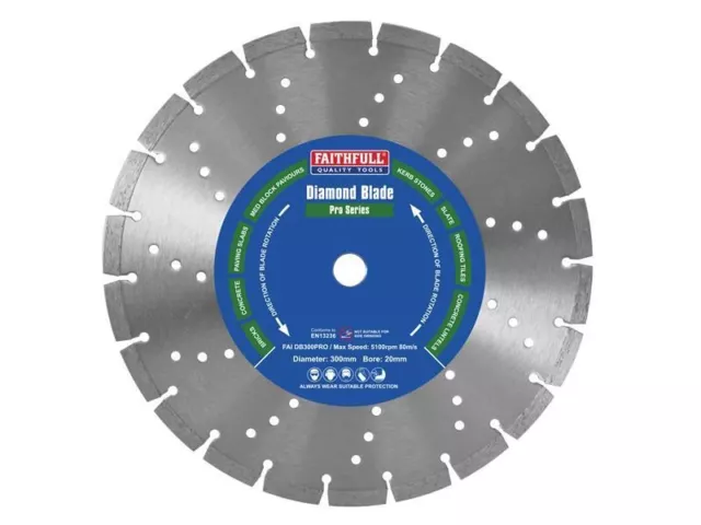 Faithfull Professional Diamond Blade 125 x 22mm FAIDB125PRO