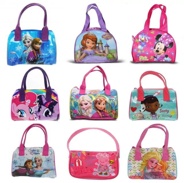 Disney Princess & Girls TV Character School Bowling Hand Cosmetic Bag New Gift