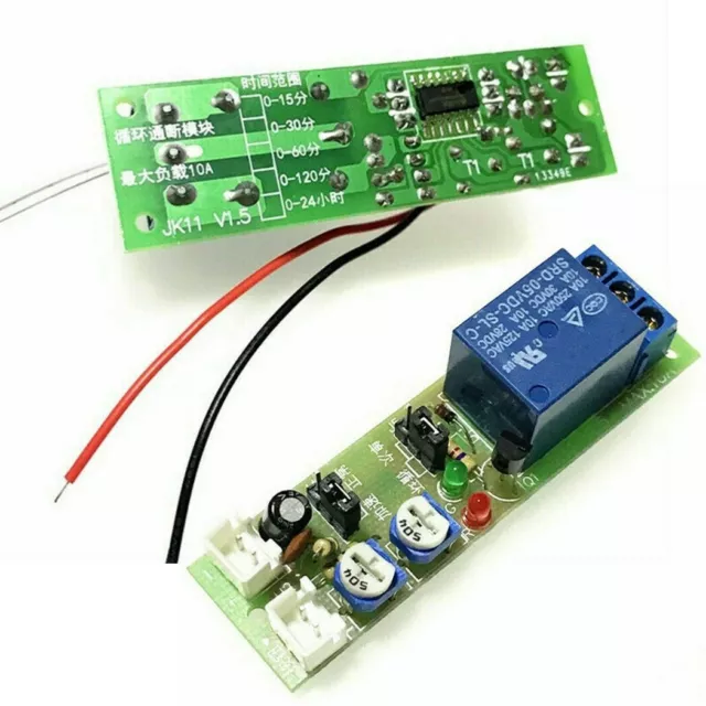 DC12V Adjustable Infinite Cycle Loop Delay Timer Time Relay ON/OFF Module