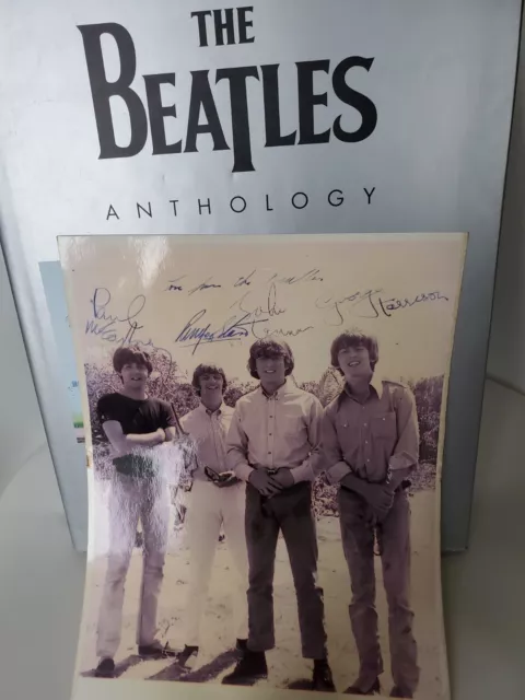 LIvre Beatles Anthologyie en EO + autopen dédicaces beatles