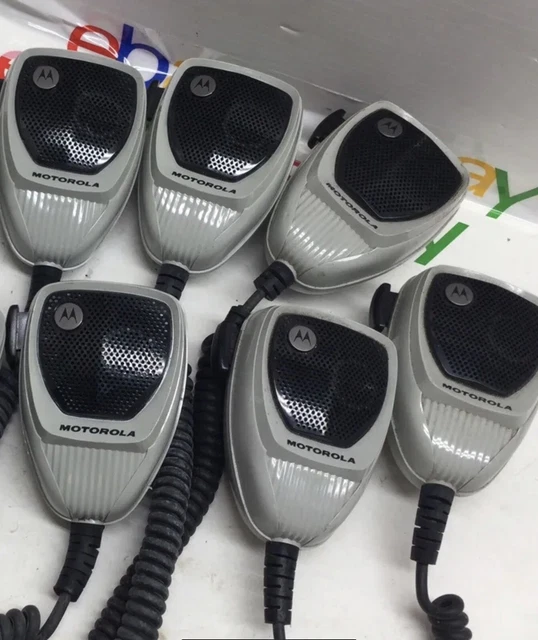 (6) Motorola HMN1090B Palm Microphone APX1500,APX4500,APX7500,XTL1500,XTL2500