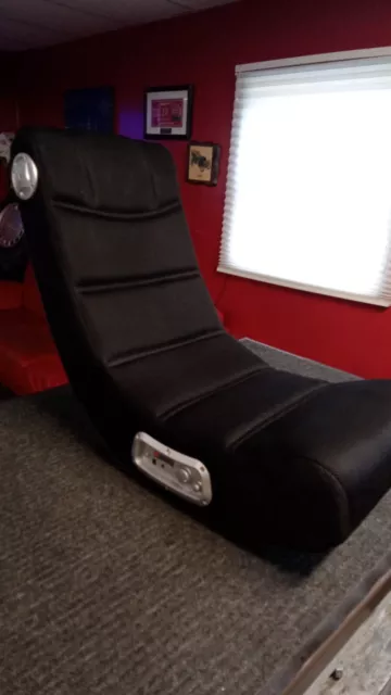 X Rocker Audio Black Folding Gaming Chair Surround Sound
