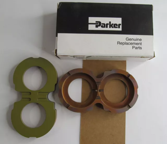 New Set Of 2 Parker 391-2185-913 Commercial Gear Pump Thrust Plates P31/P51