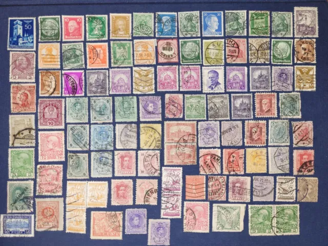 Lot370 Alte Briefmarken Europa Gestempelt Abarten Versch Jahrzehnte & Motive