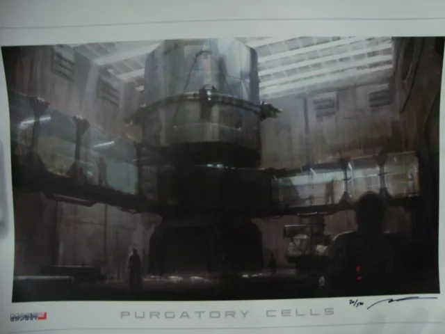 Mass Effect Purgatory Cells Lithograph signed numbered 20/500 litho ME 2 3 low