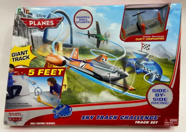 DISNEY PLANES SKY TRACK CHALLENGE PLAY SET With DUSTY CROPHOPPER Plane -UNOPENED