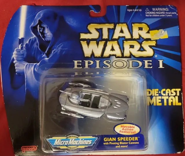 Hasbro Micro Machines Star Wars Episode 1 Gian Speeder Sealed Packing