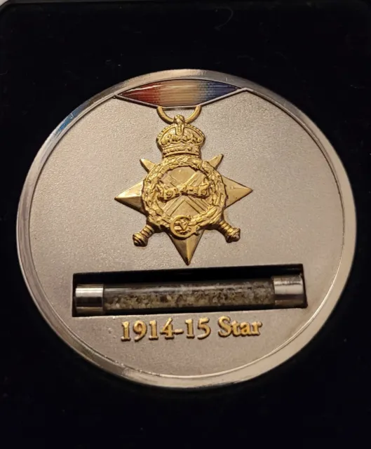 🔥Australia: Sands of Gallipoli -Rising Sun badge medal, Vile of Gallipoli sand 3