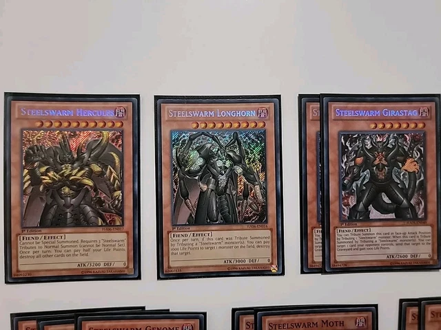 YUGIOH STEELSWARM DECK - Roach Evilswarm Ophion Bahamut Girastag Hercules  Mantis $42.00 - PicClick